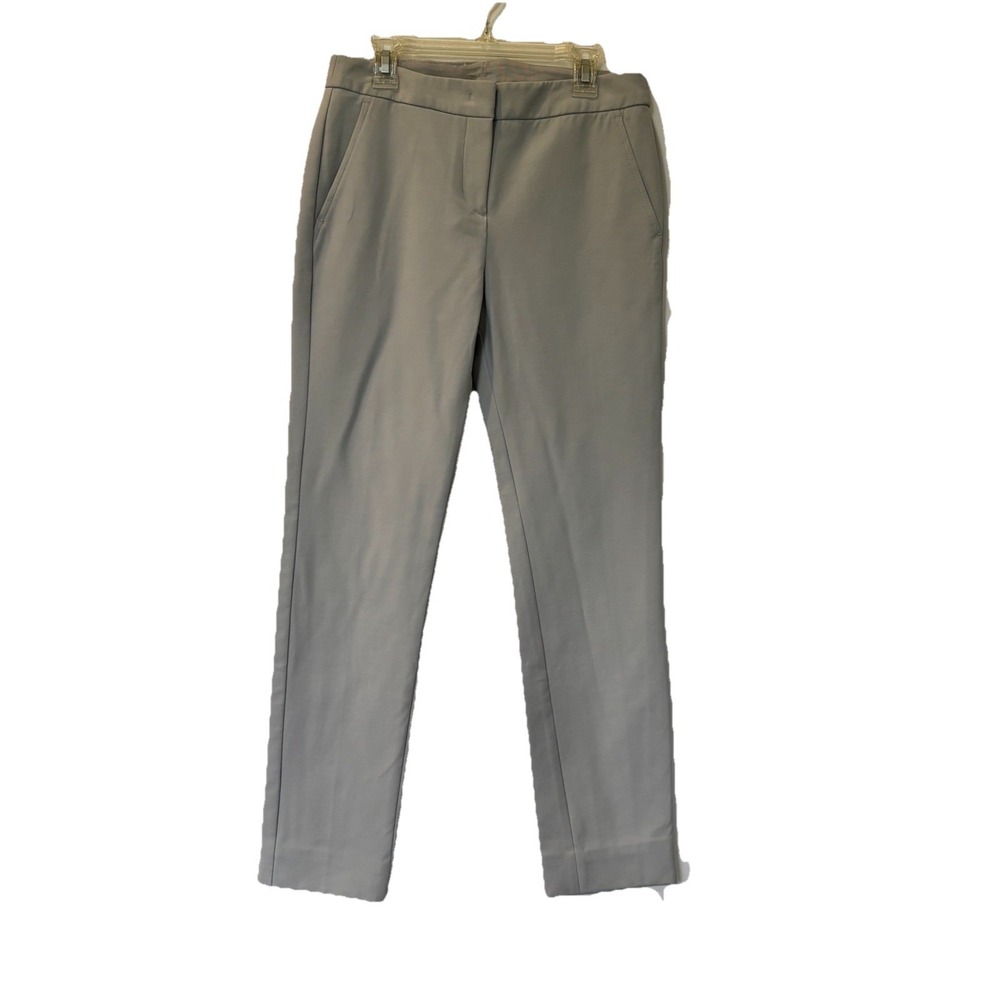 Armani Collezioni Trousers Mid Rise Straight Leg Size 2 Grey Women's